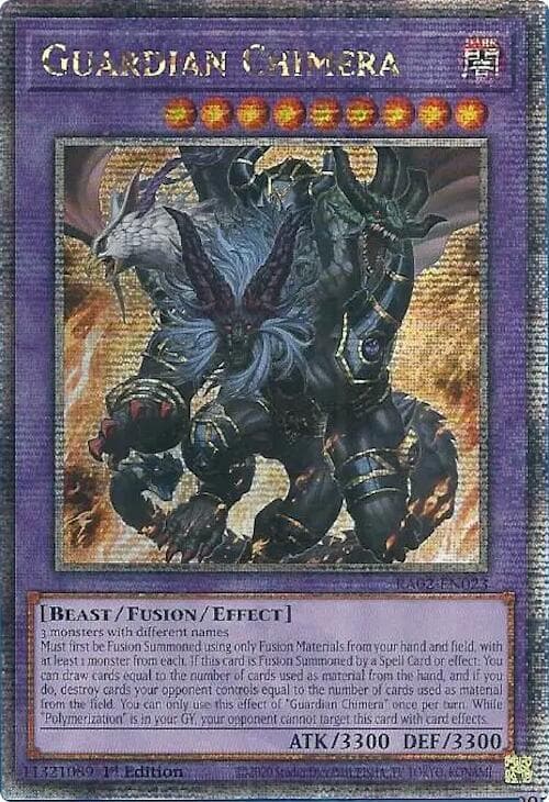 Guardian Chimera (Quarter Century Secret Rare) [RA02]