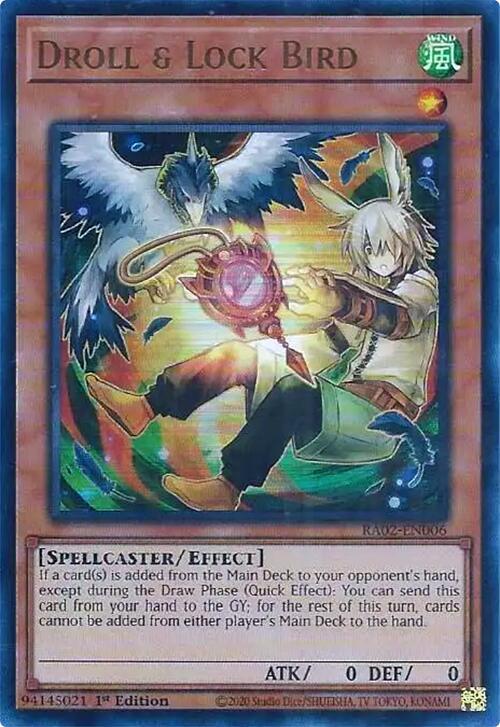 Droll & Lock Bird (Alternate Art) (UR) [RA02]