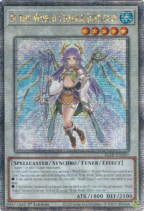 Ib the World Chalice Justiciar (Quarter Century Secret Rare) [BLTR]